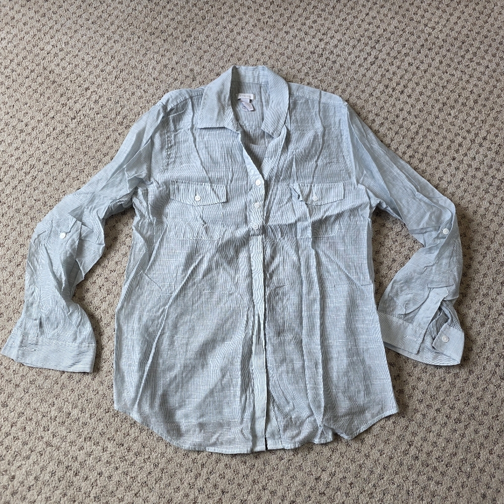 Chico's Lightweight button down - image 1